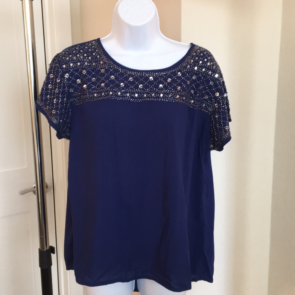 Gorgeous sequins embellished beaded blouse